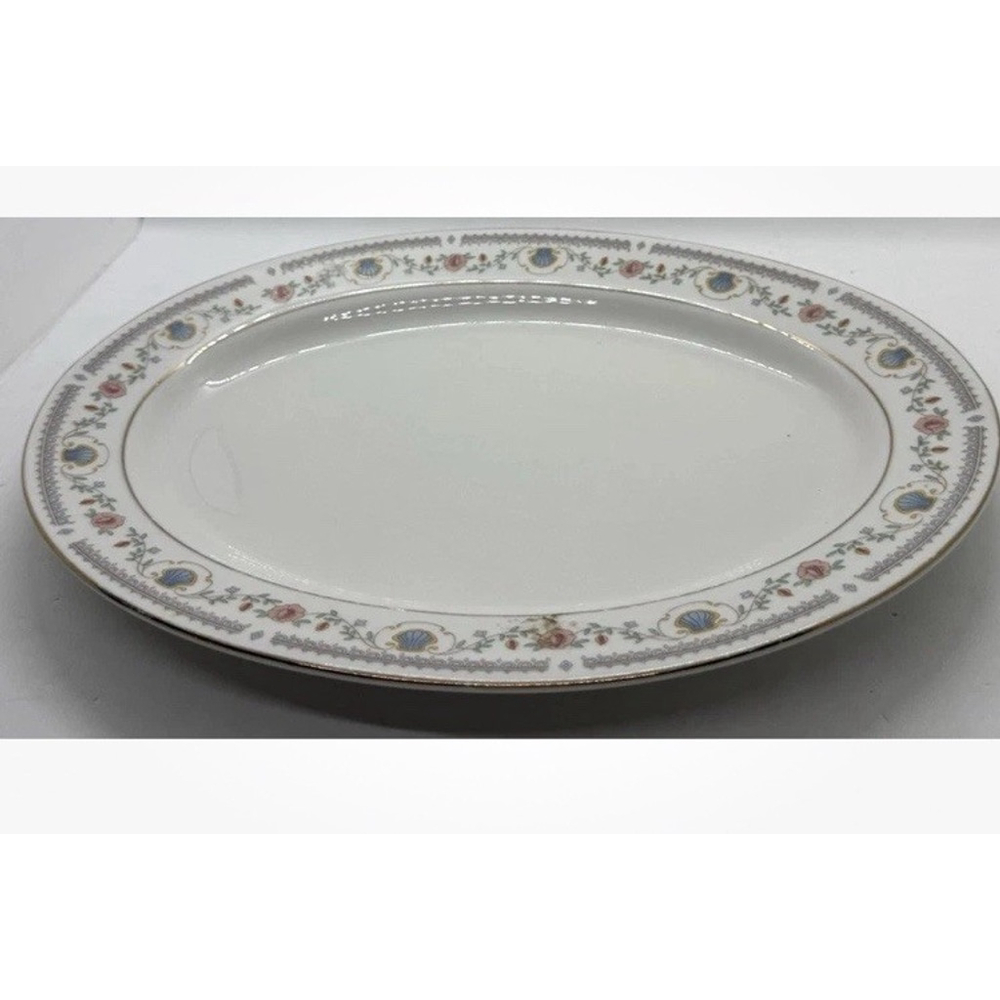 Vintage Sango China "Tivoli" 14" Oval Turkey Serving Platter Retired 1997 EUC